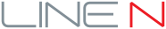 Logo mit dem Text 'LINE N', wobei 'LINE' in grauer Farbe und 'N' in roter Farbe dargestellt ist.